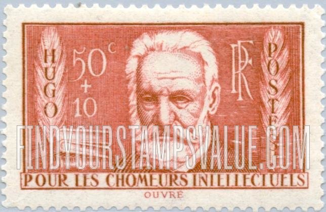 FindYourStampsValue: SEMI-POSTAL - Victor Hugo
