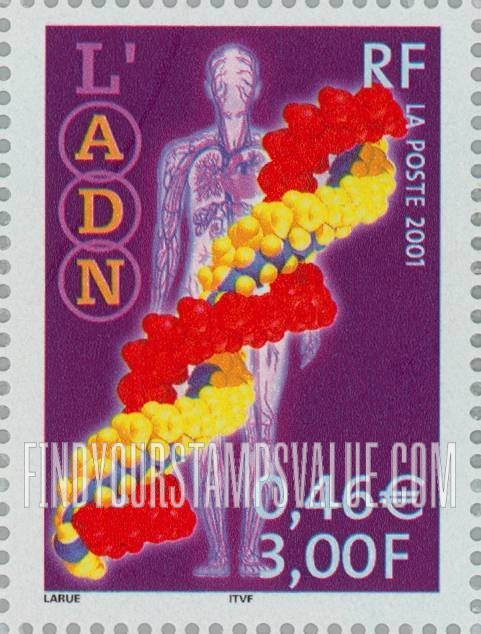 FindYourStampsValue: 20th Century Type of 2000: DNA