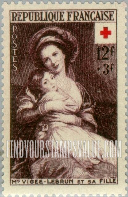 FindYourStampsValue: SEMI-POSTAL - Madame Vigée-Lebrun and her Daughter