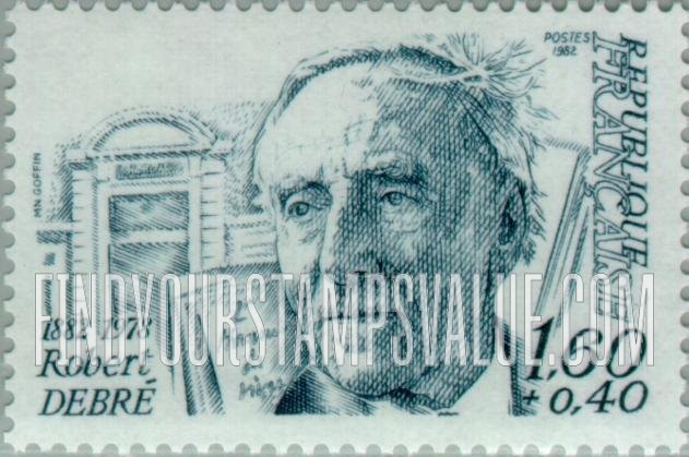 FindYourStampsValue: SEMI-POSTAL - Robert Debre (1882-1978), writer
