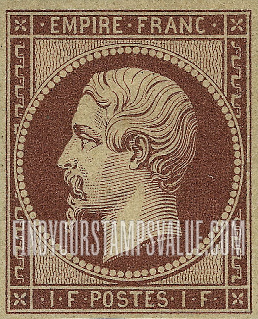 FindYourStampsValue: Emperor Napoleon III