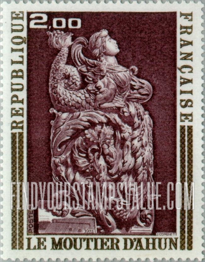 FindYourStampsValue: Angel, Wood, Moutier-D’Ahun