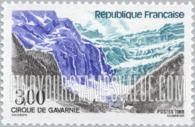 FindYourStampsValue: Tourist Issue: Cirque de Gavarnie