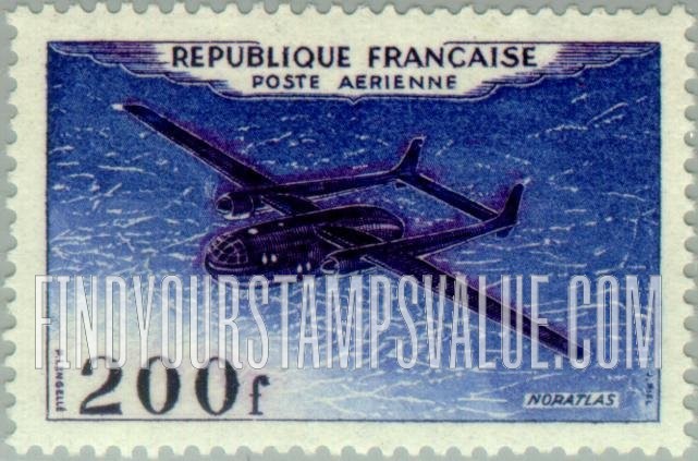 FindYourStampsValue: AIR POST - Planes: Noratlas