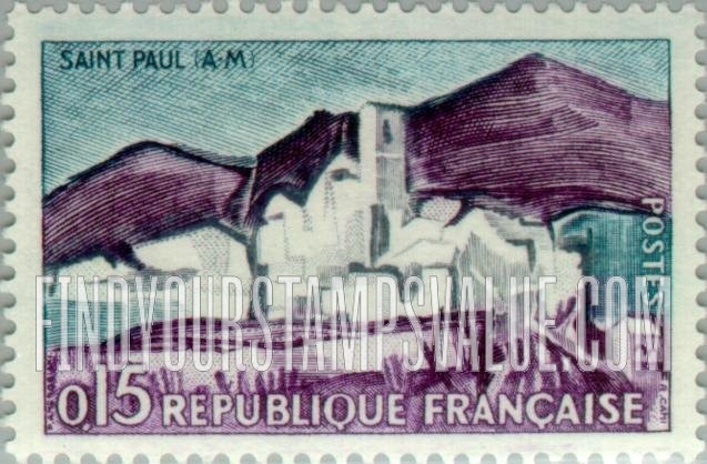 FindYourStampsValue: Saint-Paul, Maritime Alps