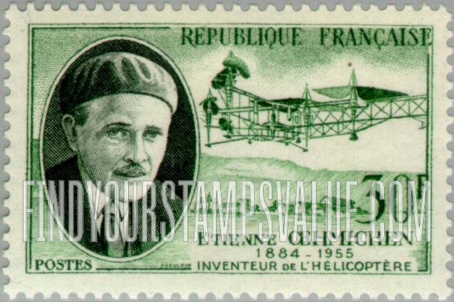 FindYourStampsValue: Etienne Oemichen and early helicopter