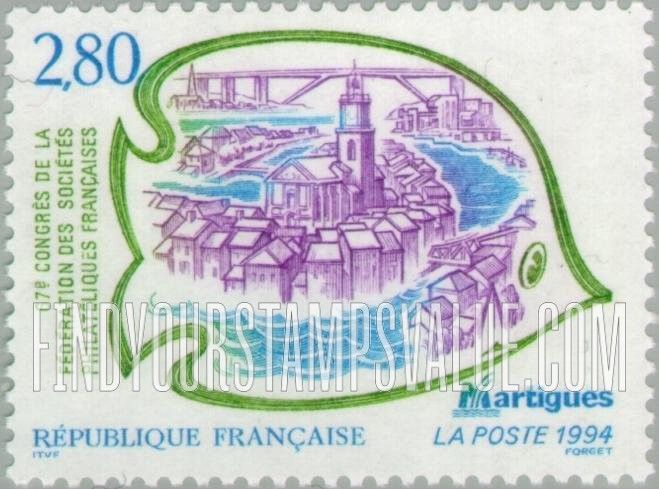 FindYourStampsValue: Federation of French Philatelic Societies, 67th Congress, Martigues