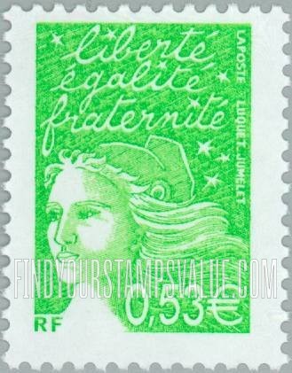 FindYourStampsValue: Marianne (With Euro Denominations)
