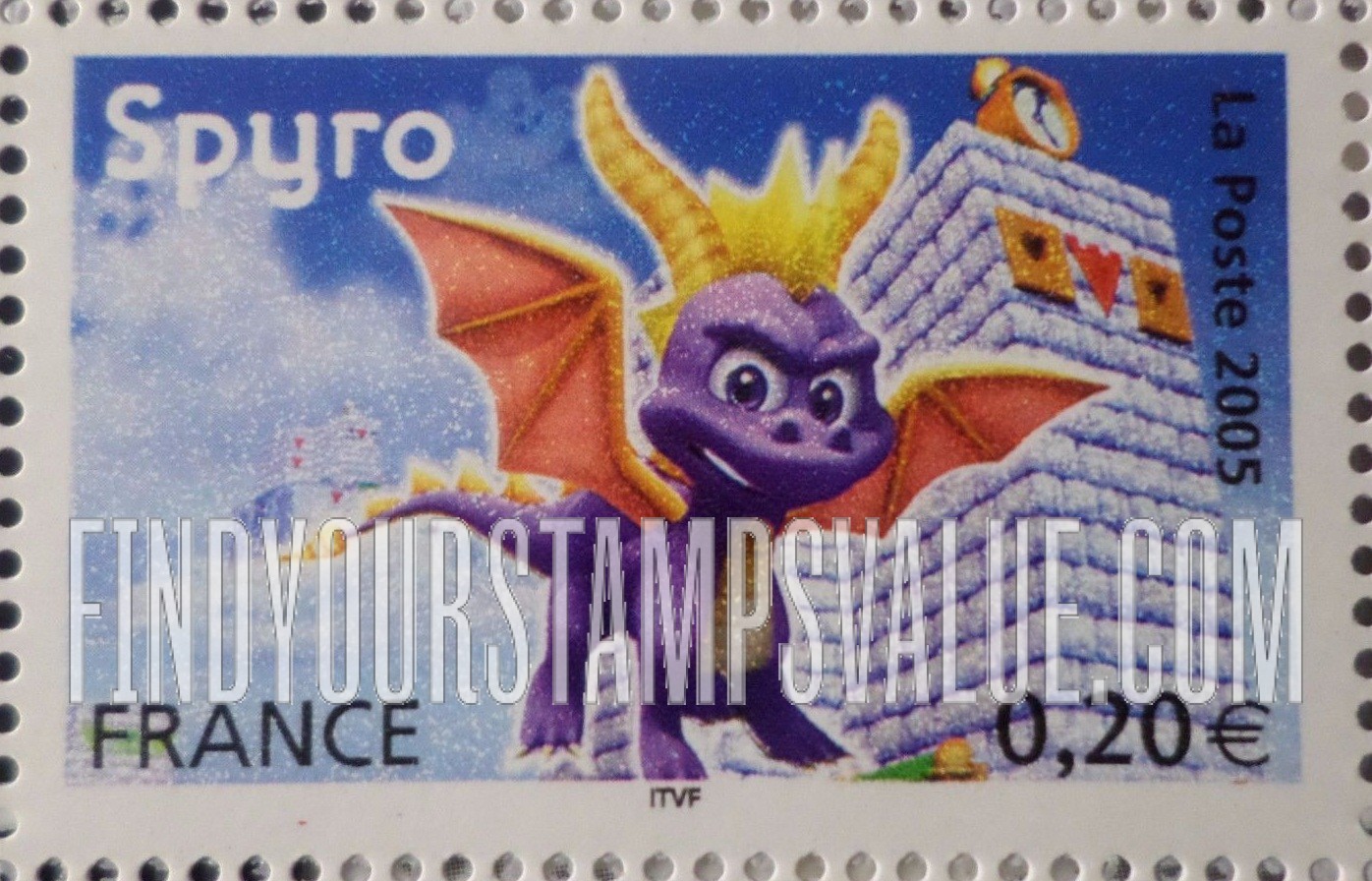 FindYourStampsValue: Video Game Characters: Spyro