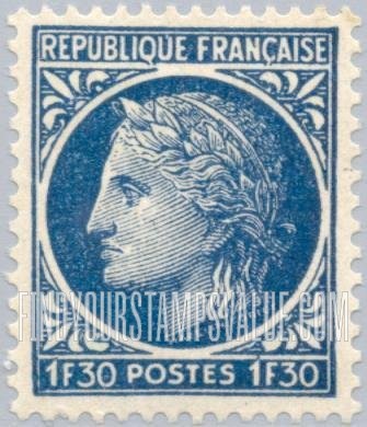 FindYourStampsValue: Ceres: Ceres & Marianne Types of 1945