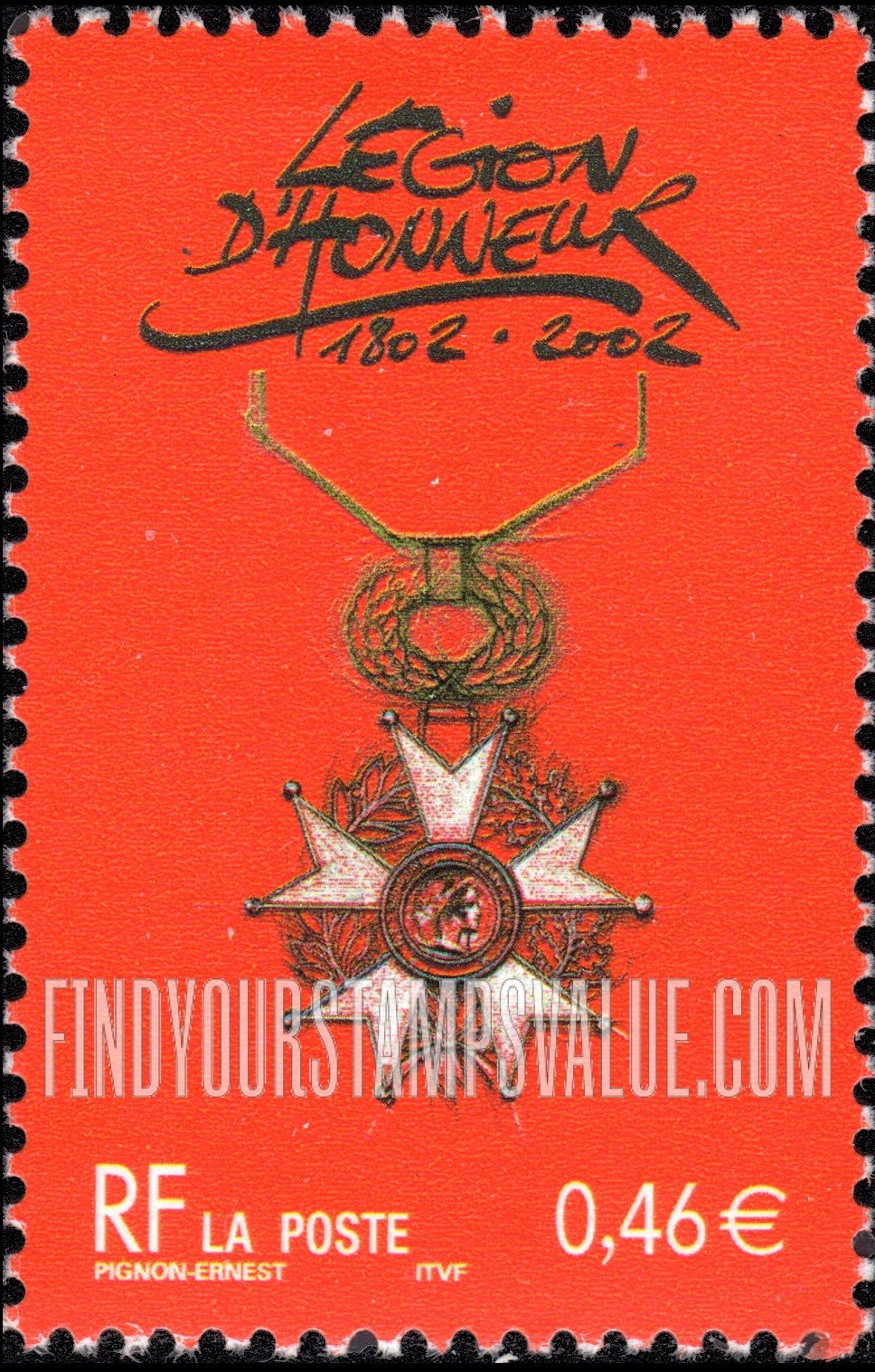 FindYourStampsValue: Legion of Honor, Bicentennial