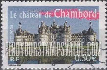 FindYourStampsValue: Aspects of Life in the French Regions Type of 2003: Chambord Chateau