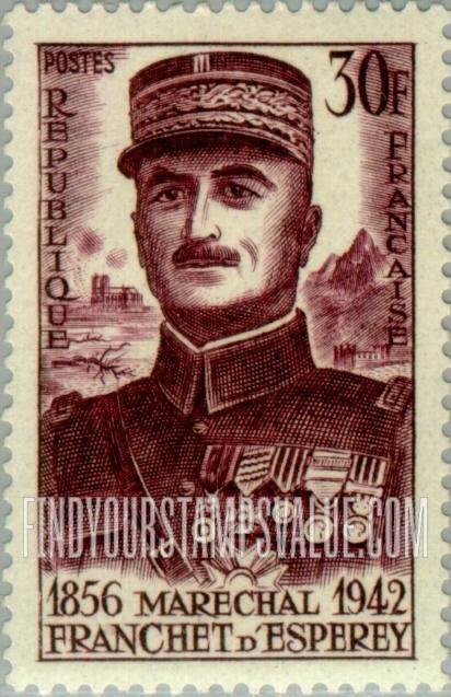 FindYourStampsValue: Marshal Franchet d’Esperey