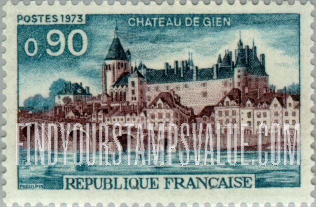 FindYourStampsValue: Tourist Issue: Gien Chateau