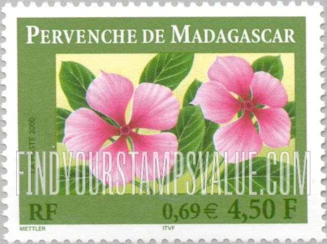 FindYourStampsValue: Madagascar Periwinkles