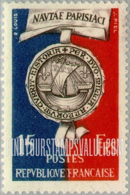 FindYourStampsValue: Seal of Paris