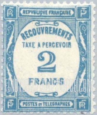 FindYourStampsValue: POSTAGE DUE - Recouvrements