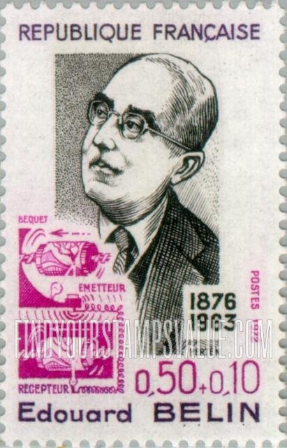 FindYourStampsValue: SEMI-POSTAL - Edouard Belin (1876-1963), inventor