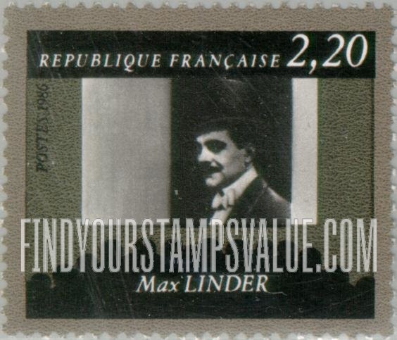 FindYourStampsValue: National Film Industry, 50th Anniversary: Max Linder