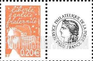 FindYourStampsValue: Marianne Type of 1997