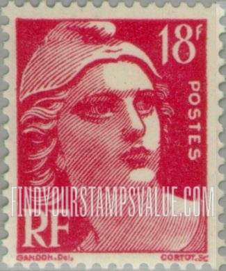 FindYourStampsValue: Marianne: Marianne Type of 1945-47
