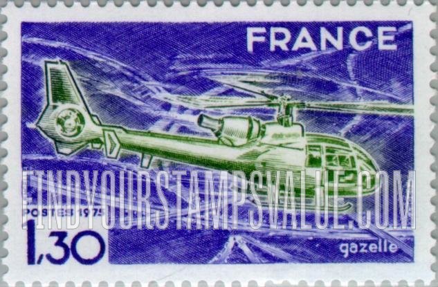 FindYourStampsValue: “Gazelle” Helicopter