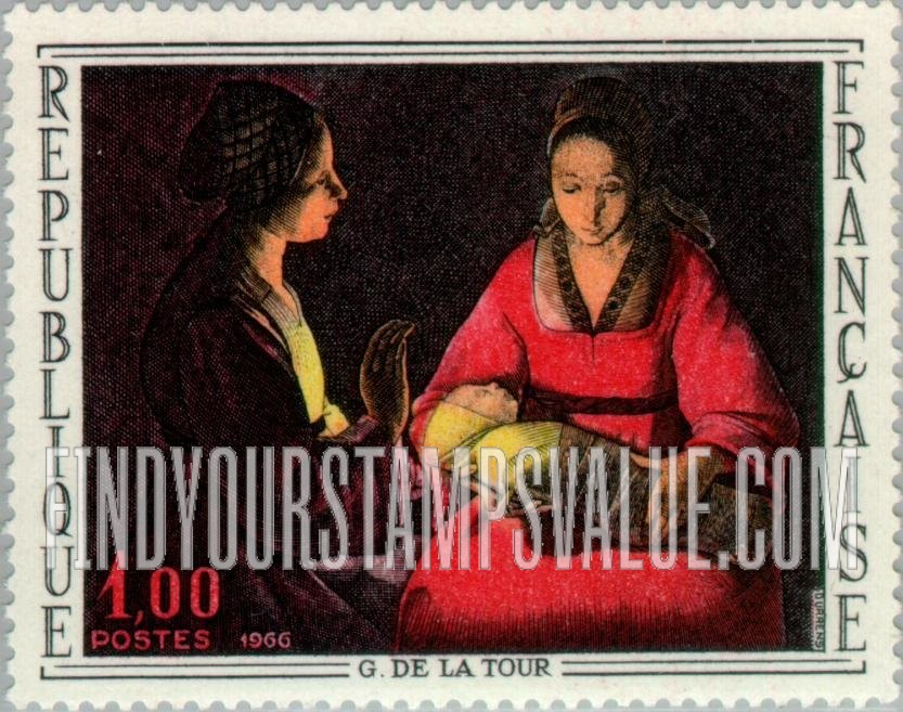 FindYourStampsValue: “The Newborn” by Georges de La Vix