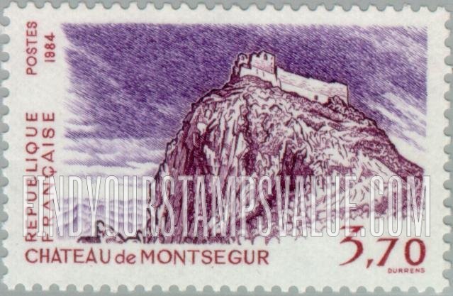 FindYourStampsValue: Montsegur Chateau
