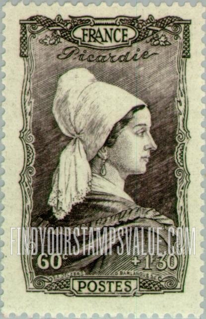 FindYourStampsValue: SEMI-POSTAL - Picardy Costume