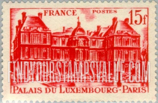 FindYourStampsValue: Luxembourg Palace: Types of 1946-47