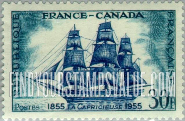 FindYourStampsValue: Corvette “La Capricieuse”