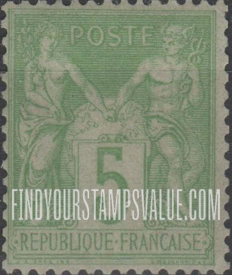 FindYourStampsValue: Peace and Commerce ("Type Sage")