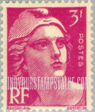 FindYourStampsValue: Marianne: Marianne Type of 1945