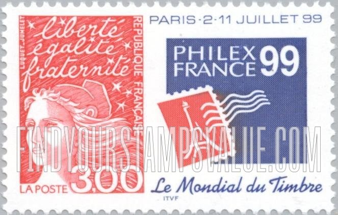 FindYourStampsValue: Philexfrance β99, World Stamp Exposition