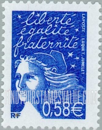 FindYourStampsValue: Marianne (With Euro Denominations)