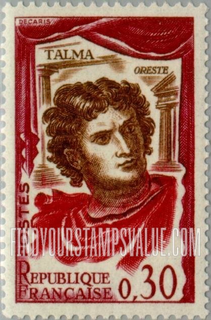 FindYourStampsValue: French actors: Talma