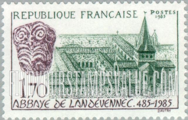 FindYourStampsValue: Landevennec Abbey, 1500th Anniversary
