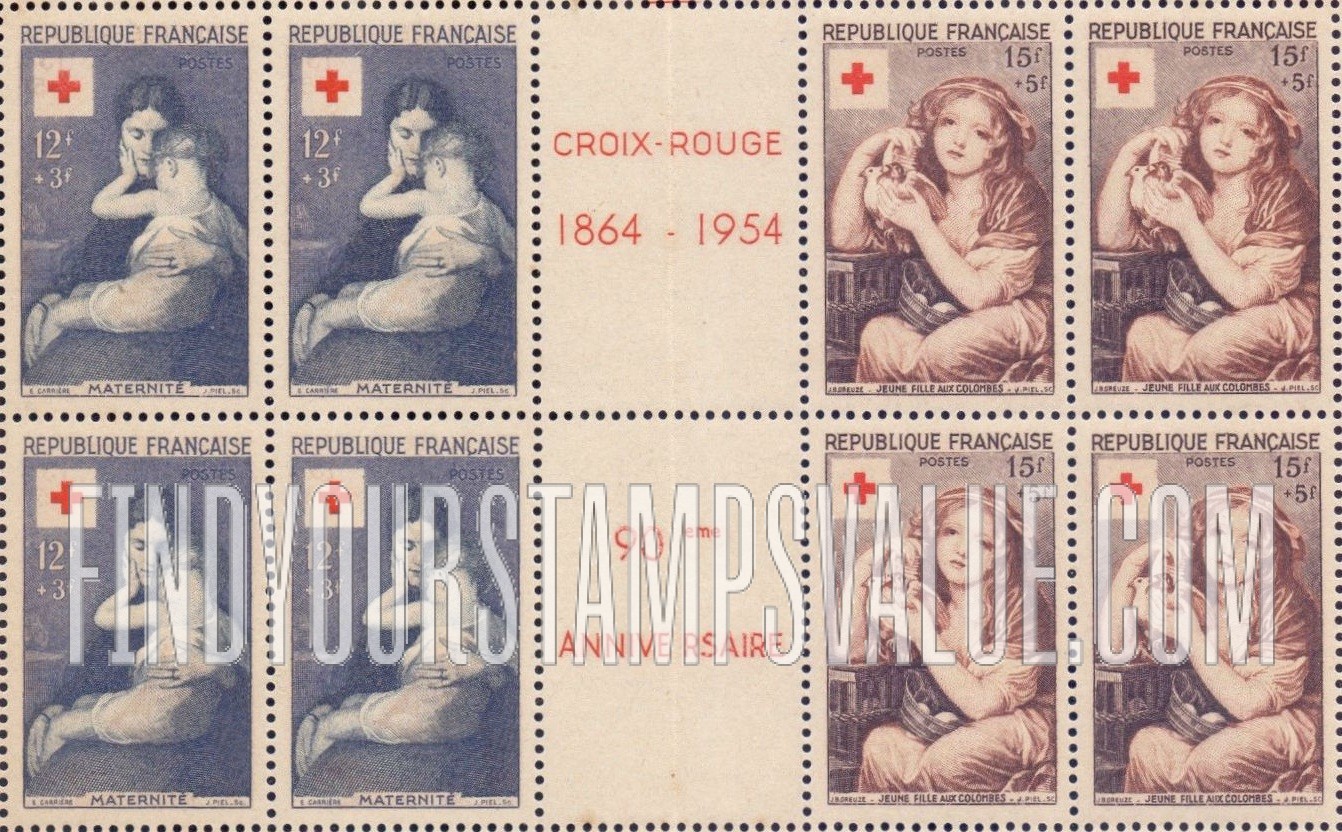 FindYourStampsValue: SEMI-POSTAL - “The Sick Child,” by Eugene Carrière