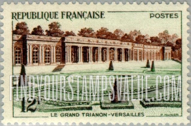 FindYourStampsValue: Grand Trianon, Versailles