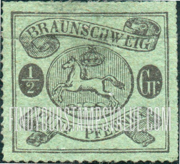 FindYourStampsValue: The “Leaping Saxon Horse”