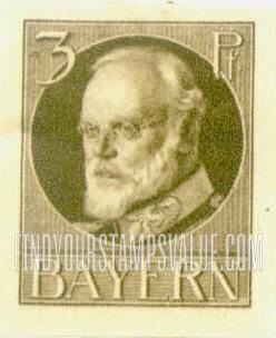 FindYourStampsValue: King Ludwig III: Ludwig III Types of 1914-20
