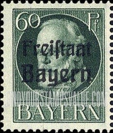 FindYourStampsValue: King Ludwig III: Bavarian Stamps of 1914-16 Overprinted