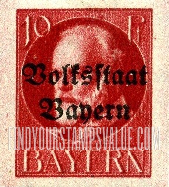 FindYourStampsValue: King Ludwig III