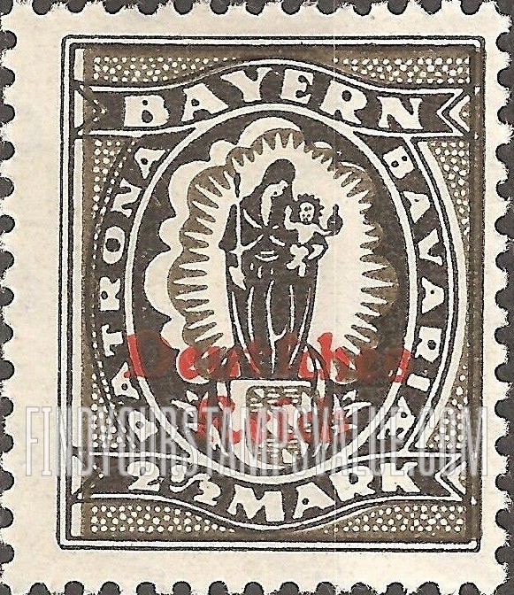 FindYourStampsValue: Madonna and Child: Overprinted in Red