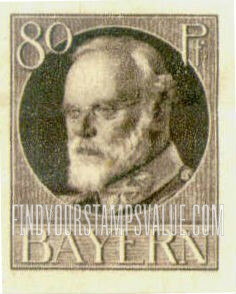 FindYourStampsValue: King Ludwig III: Ludwig III Types of 1914-20
