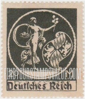 FindYourStampsValue: von Kaulbach’s “Genius”: Overprinted