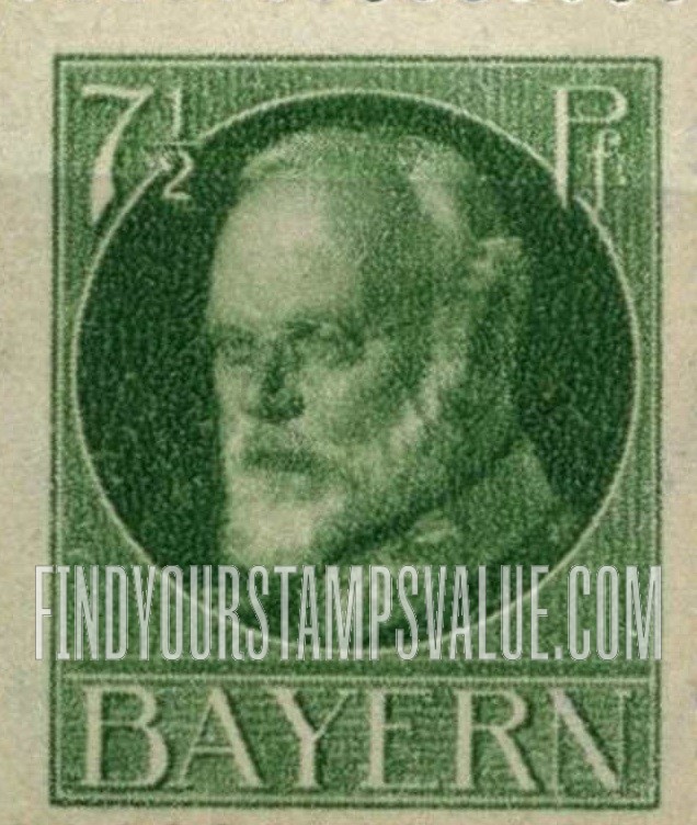 FindYourStampsValue: King Ludwig III: Ludwig III Types of 1914-20