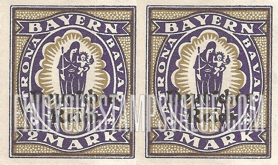 FindYourStampsValue: Madonna and Child: Overprinted in Black