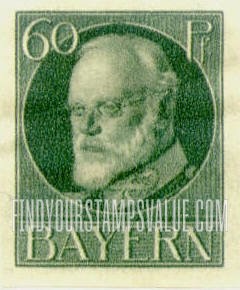 FindYourStampsValue: King Ludwig III: Ludwig III Types of 1914-20