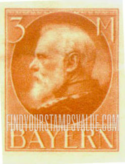 FindYourStampsValue: King Ludwig III: Ludwig III Types of 1914-20